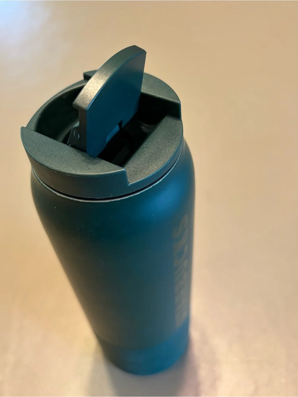 Starbucks Matte Forest Green Travel Bottle with Flip Lid